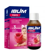 Ibum Forte 200mg/5ml, zawiesina doustna, smak malinowy, 150 g