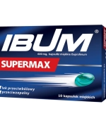 Ibum Supermax 600 mg, 10 kapsułek miękkich