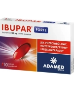 Ibupar Forte 400 mg, 10 tabletek