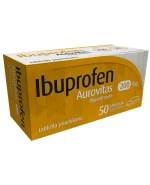Ibuprofen Aurovitas 200 mg, 50 tabletek