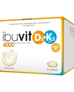 Ibuvit D3 4000 + K2 MK-7 Omega 3, 30 kapsułek miekkich