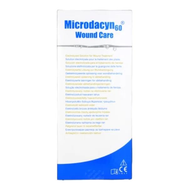 Microdacyn 60 Wound Care, elektrolizowany roztwór do leczenia ran, 250 ml