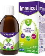Immucol 3, syrop dla dzieci od 3 lat i dorosłych, 200 ml
