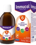 Immucol 6, syrop dla dzieci od 6 lat i dorosłych, 200 ml