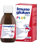 Imunoglukan P4H Plus, syrop dla dzieci powyżej 3 roku i dorosłych, 100 ml