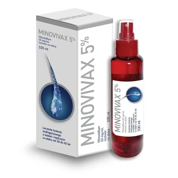 Minovivax 5%, roztwór na skórę, 100 ml