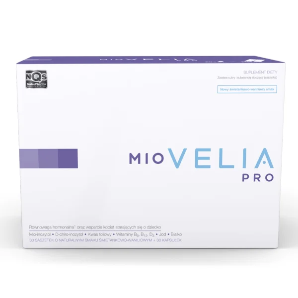 Miovelia Pro, smak pomarańczowy, 30 saszetek + 30 kapsułek