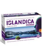 Islandica Gardło i Krtań o smaku czarnej porzeczki, 24 pastylki do ssania