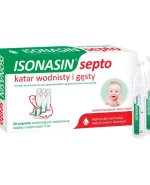 Isonasin Septo, roztwór do płukania nosa, 5 ml x 20 ampułek