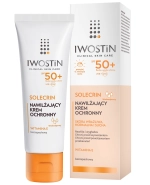 Iwostin Solecrin, nawilżający krem ochronny, skóra wrażliwa, normalna i sucha, SPF 50 +, 50 ml