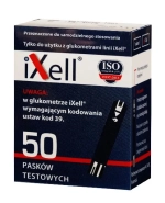 iXell, paski testowe do glukometu, 50 sztuk