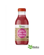 EkaMedica, 100% jabłko, dzika róża, malina, 300 ml