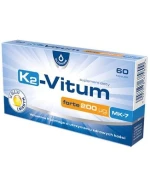 K2-Vitum Forte 200 µg, witamina K2 Mk-7, 60 kapsułek