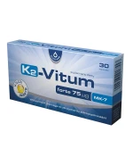 K2-Vitum Forte 75 μg, witamina K2 MK-7, 30 kapsułek