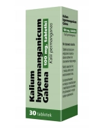 Kalium hypermanganicum (nadmanganian potasu) 100 mg, 30 tabletek