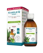 Kaszle-Q, syrop ziołowy na suchy i mokry kaszel, 300 ml