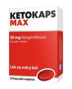 Ketokaps Max 50 mg, 20 kapsułek miękkich