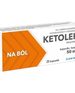 Ketolek 50 mg, 20 kapsułek