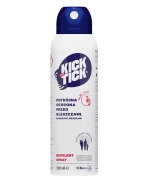 Kick the Tick Potrójna ochrona przed kleszczami, komarami i meszkami, spray, z IR3535 i ikarydyną, 200 ml