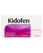 Kidofen, 60 mg, 10 czopków