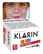 Klarin Junior, dla dzieci od 6 lat, 30 tabletek powlekanych