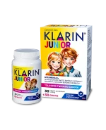 Klarin Junior, dla dzieci od 6 lat, 30 tabletek powlekanych