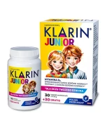 Klarin Junior, dla dzieci od 6 lat, 30 tabletek + 30 tabletek gratis