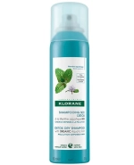 Klorane, detoksykujący suchy szampon z organiczną miętą nadwodną, 150 ml