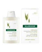 Klorane, ultrałagodny szampon na bazie mleczka z owsa, 200 ml