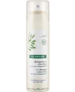 Klorane, ultrałagodny szampon suchy z owsem i Ceramide, włosy ciemne, 150 ml