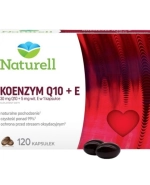 Naturell Koenzym Q10 + E, 120 kapsułek