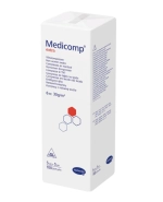 Medicomp, kompresy niejałowe, włókninowe, 4-warstwowe, 30 g/m2, 5 cm x 5 cm, 100 sztuk