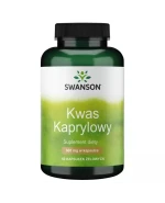 Swanson Kwas Kaprylowy 600 mg, 60 kapsułek żelowych