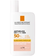 La Roche-Posay Anthelios UVMune 400, barwiący fluid ochronny, SPF 50+, 50 ml