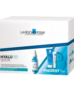 La Roche-Posay Hyalu B5, serum przeciwzmarszczkowe, 30 ml balsam regenerujący, 15 ml żel myjący, 100 ml