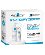 Zestaw La Roche-Posay Toleriane, łagodna emulsja oczyszczająca dla wrażliwej skóry twarzy, 400 ml + Sensitive krem nawilżający, 40 ml