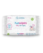Lab4baby H2O Baby Wipes, chusteczki nawilżające dla dzieci, 24 sztuki