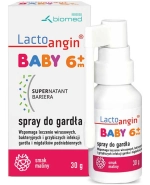 Lactoangin Baby, spray do gardła, smak malinowy, powyżej 6 miesiąca, 30 g