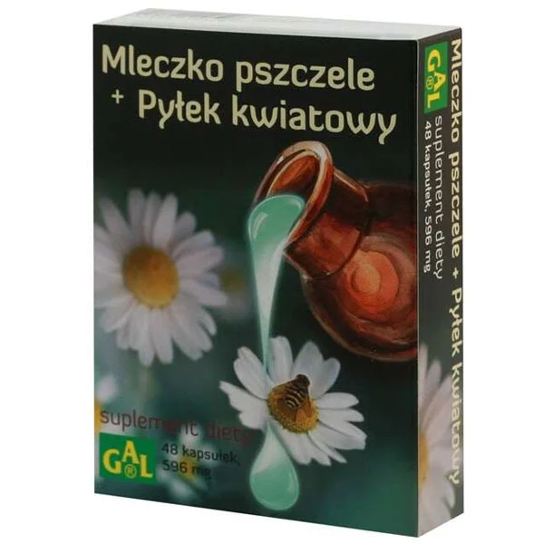 GAL Mleczko pszczele + Pyłek kwiatowy, 48 kapsułek