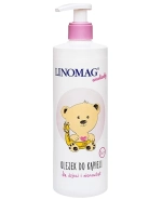Linomag Emolienty, olejek do kąpieli dla dzieci i niemowląt od 1 miesiąca, 400 ml