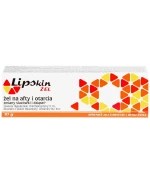 Lipskin, żel na afty, otarcia, zmiany śluzówki i dziąseł, 10 g