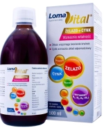 Loma Vital Żelazo + Cynk, płyn, 500 ml