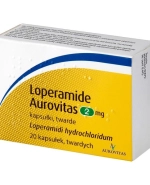 Loperamide Aurovitas, 2 mg, 20 kapsułek