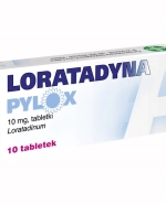 Loratadyna Pylox 10 mg, 10 tabletek