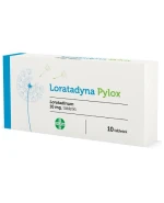 Loratadyna Pylox 10 mg, 10 tabletek