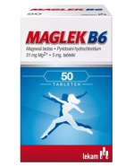Maglek B6 51 mg + 5 mg, 50 tabletek