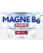 Magne B6 Forte 100 mg + 10 mg, 60 tabletek powlekanych