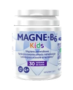 Magne B6 Kids, od 4 lat, smak arbuzowy, 30 tabletek do żucia