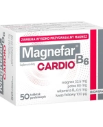Magnefar B6 Cardio, 50 tabletek powlekanych