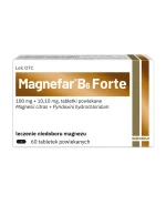Magnefar B6 Forte 100 mg + 10,10 mg, 60 tabletek powlekanych